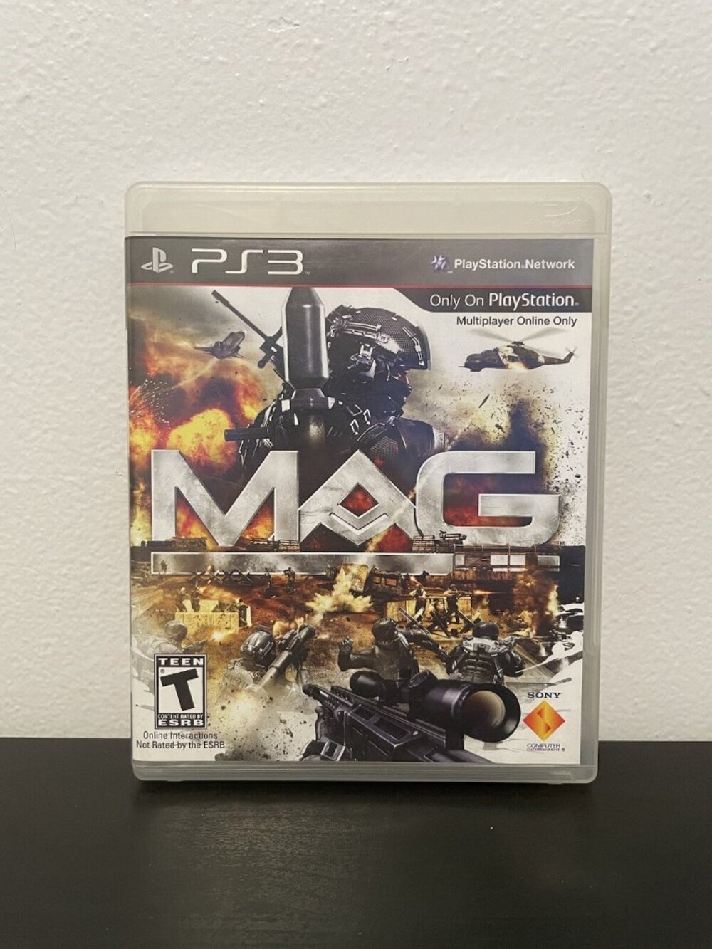 MAG PS3 CIB w/ Manual Sony PlayStation 3 Global War Video Game Mint Condition